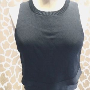 ZARA knit cropped tank top